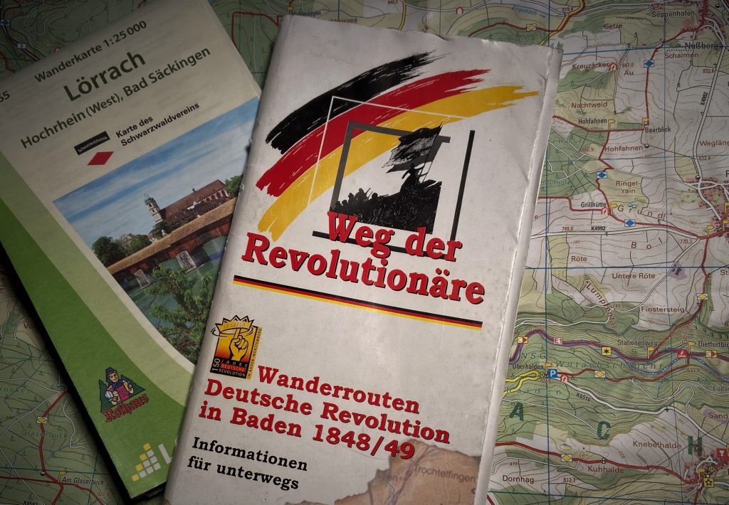 Broschüre: „Weg der Revolutionäre – Wanderrouten Deutsche Revolution in Baden 1848/49, Informationen für unterwegs“