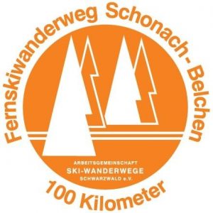 Logo Fernskiwanderweg Schonach-Belchen – 100 Kilometer – Arbeitsgemeinschaft Ski-Wanderwege Schwarzwald e.V.