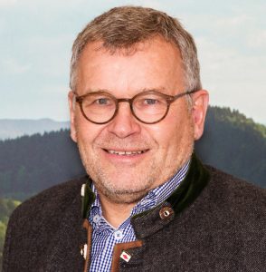 Portrait von Meinrad Joos, Präsident des Schwarzwaldvereins.