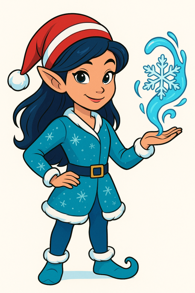 WasserWelten – Weihnachtself: Schneeflocke