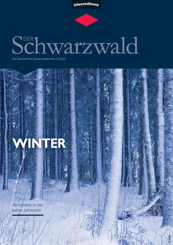 Titelbild Vereinszeitschrift „Der Schwarzwald“ Ausgabe 01/20 – Winter.