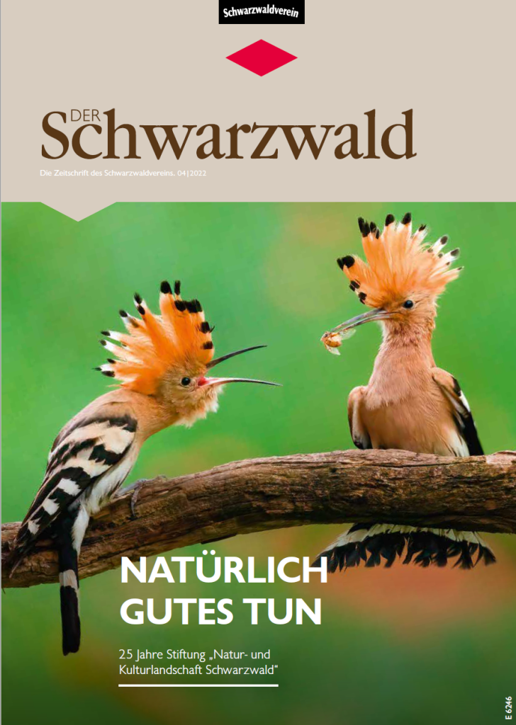 Titelbild Vereinszeitschrift „Der Schwarzwald“ Ausgabe 04/22 – Natürlich Gutes tun.