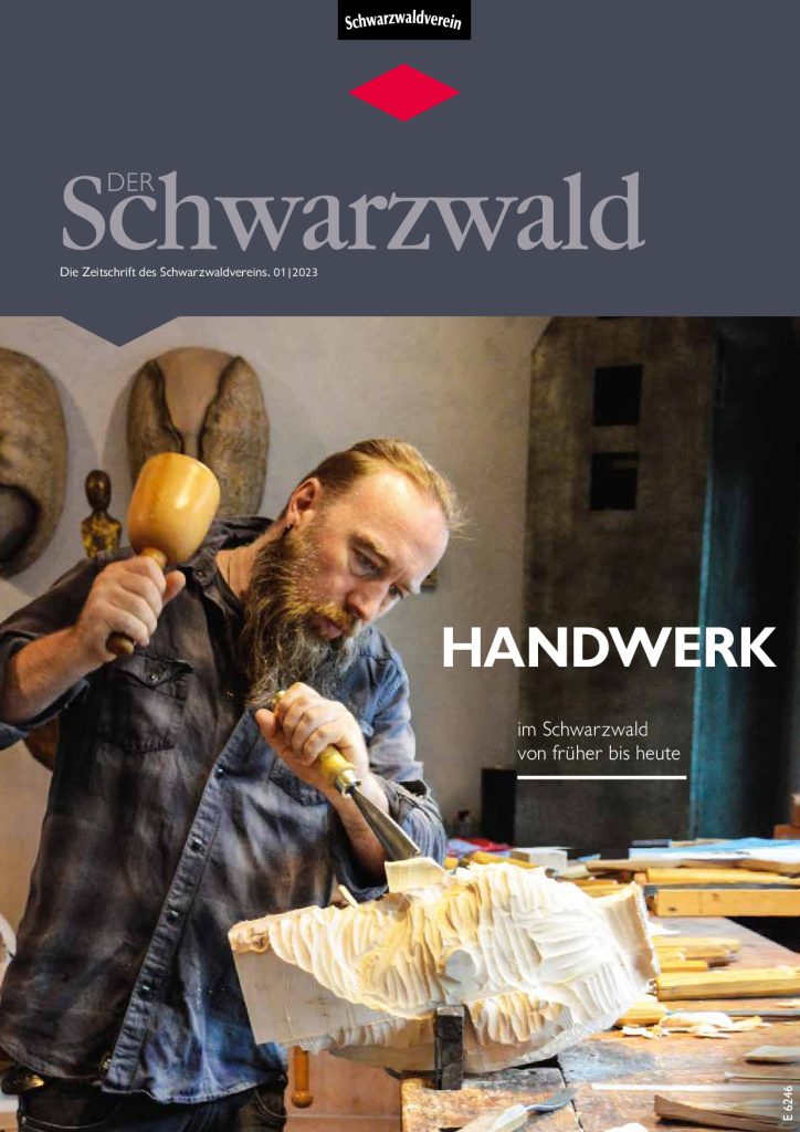 Titelbild Vereinszeitschrift „Der Schwarzwald“ Ausgabe 01/23 – Handwerk.